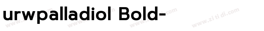urwpalladiol Bold字体转换